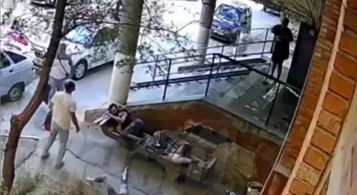 Drug addict lands hard