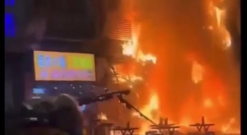 High Rise Fire - China