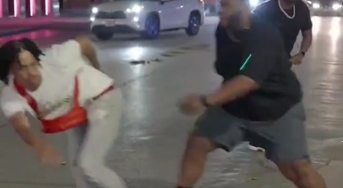 Fatso Fighter Gets Tazed by Cops