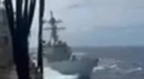 2 US navy ships collide in the Caribbean sea.