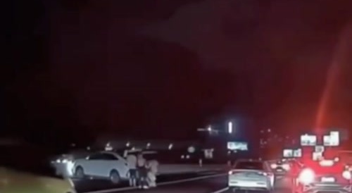 Highway Shoulder blast