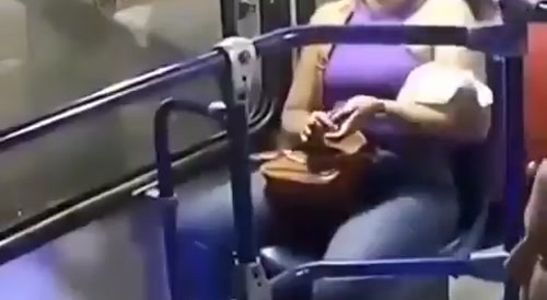 She hid her cell phone so the thief wouldn't steal it.