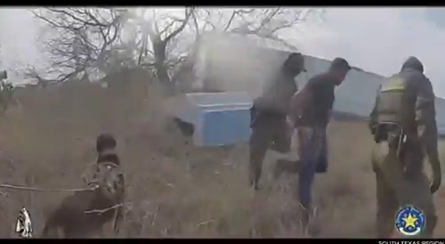 K9 Sniffs Out Border Crosser