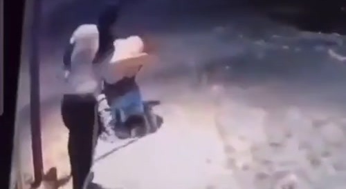 Dude Spanks Man About to Take a Sheeit