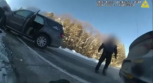 NY Trooper Gets Crunched