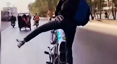 Heroic Bike crashes