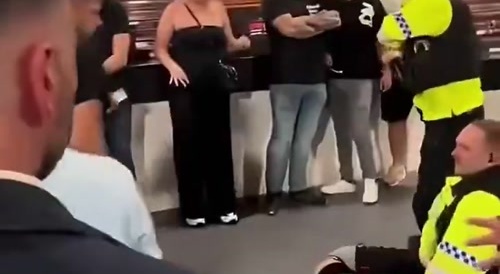 Karma after kicking a cop's face