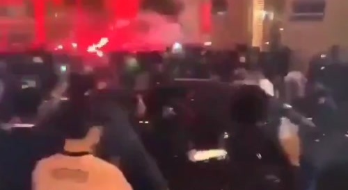 Mob getting run over