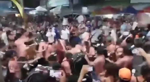 The Drums Of War Incite A Violent Conflict In A Large Crowd