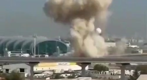 Iran attack dubai airport with uav