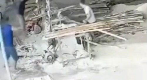 One Man, One Sawing Table