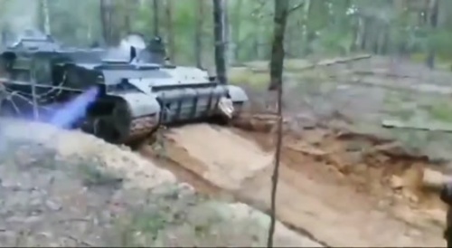 Russian Soldier Killed by Tank During Training