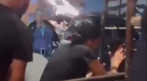 Drunk man denied charges tries to cancel girls in Brazil.