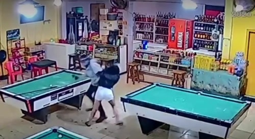 Girlfriend Interrupts Hitman