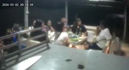 Truck Ends Dinner Early