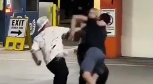 KO'd In Front Of His GF