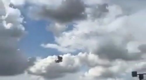 Dramatic video of US air defences