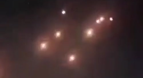 Terrifying scenes captured moments ago near Ben Gurion Airport.