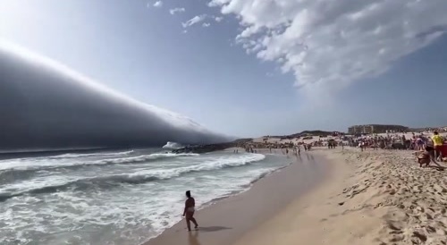 An interesting tsunami.