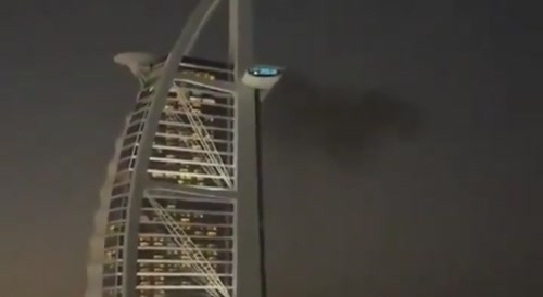 The world's iconic Burj Al Arab hotel in Dubai