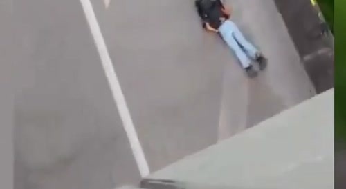 Biker Chick Crashed, Flew, And Landed