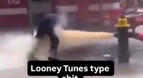 Watertank blew testicles