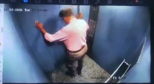 Lucky Bastard Almost Crushed by Deadly Elevator