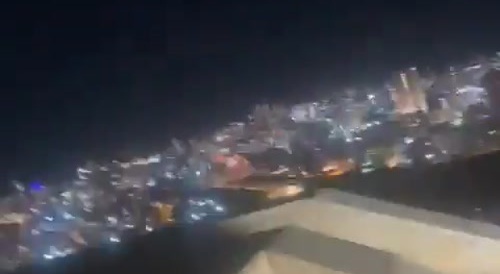 IRANIAN MISSILE FLYING OVER THESE PEOPLE&rsquo;S HEADS