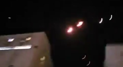 Ballistic missiles over Jerusalem