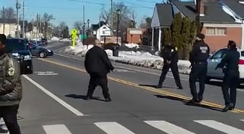 Man With Mental Illness And A Knife Gets Shot