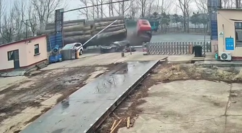 moped rider arrives to his final destination.