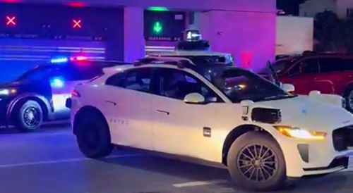 Waymo car was spotted