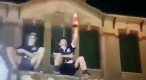 Frat bro gets a new hand