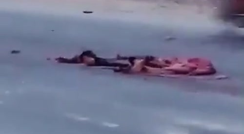 Vehicles keep running over him