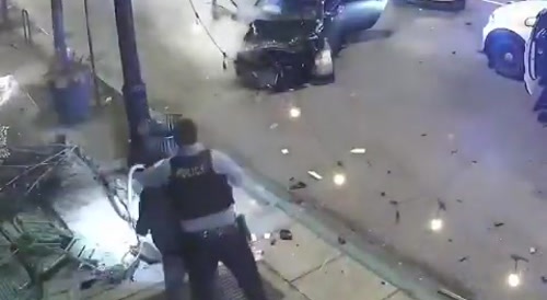 Stolen Car Crash - 2 Ejected 4 Arrested