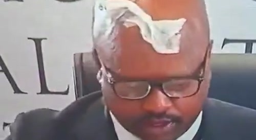 South African Commissioner in heat