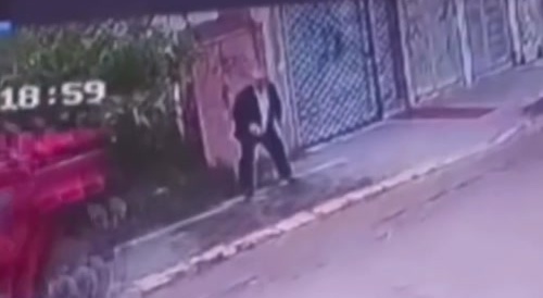 The old man could not escape