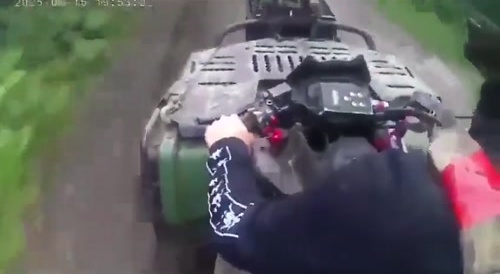 Russian atv rider gets nailed