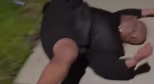 Black fighting white