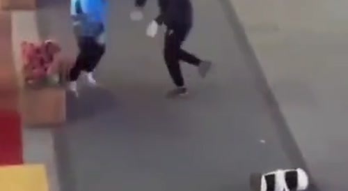 Aggressor Beaten Good With A Chair