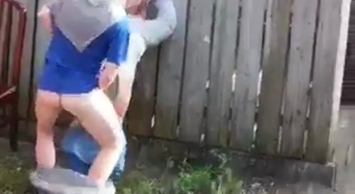 He must have lost a bet.