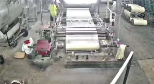 industrial lathe causes an awkward situation