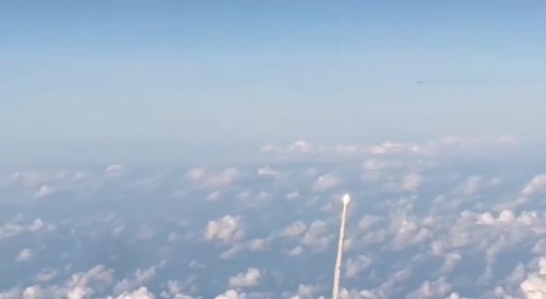 launch of Artemis II on camera