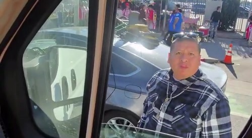 Someone road raging a bit