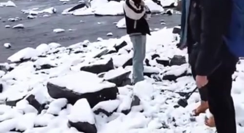 Crushed By Ice Block