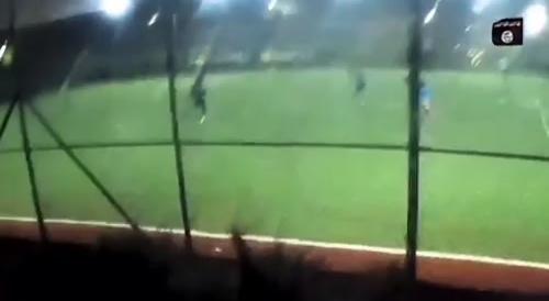 Soccer Match With Guns