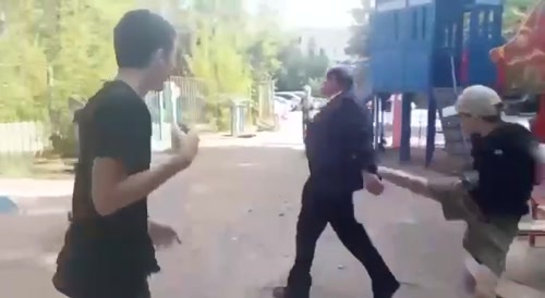 Vladimir Lenin gets knocked out