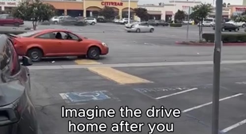 Bumper Cars Bump Into Each Other