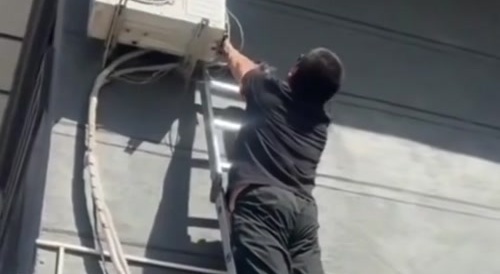 Bzzzt. Never let you go.