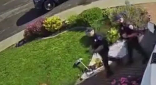 Psycho Perv Screams at Ring Camera